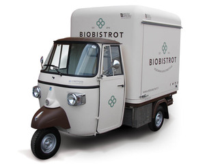 Piaggio Ape, Equipo Agrícola Móvil de Acero para Café y Alimentos, Superficie Galvanizada, Rodamientos de Bolas, Amarillo, Garantía de 3 Años, Carga de 200 kg - Product Image 4