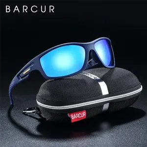 Lunettes de soleil de sport avec vision nocturne, monture en PC tendance, protection UV, verres rouges pour le cyclisme - Product Image 6