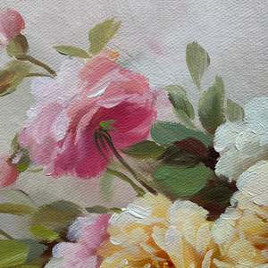 100% dipinto a mano 24 In× 20 in olio su tela arte campo classico - Product Image 3