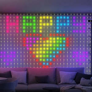 WiFi Control Programmable <b>Light</b> Curtain App-Controlled Plastic Body Decoracin - Product Image 6