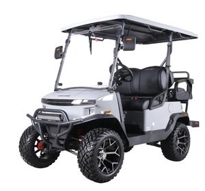 Voitures de golf électriques à batterie au lithium - Homologuées pour la route Navette de station balnéaire Transport commercial de passagers Certifié CE Capacité de charge de 300 kg 24 km/h - Product Image 5