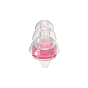 Bouchons d'oreilles professionnels de type boucle, réutilisables, pour concerts, avec technologie de filtration, bouchons d'oreilles acoustiques transparents - Product Image 5