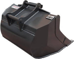 Godet de nivellement QS60 avec côtés inclinés, godet en acier haute résistance résistant à l'usure pour des travaux de finition polyvalents - Product Image 4