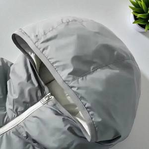 Veste matelassée à capuche de haute qualité, nouvelle arrivée, couleur et logo personnalisés, veste d'hiver imperméable pour hommes - Product Image 3