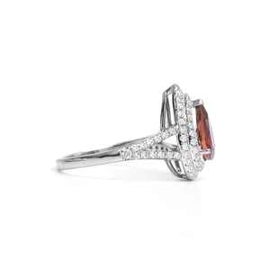 Anillo Apilable de Turmalina Rosa Natural, Plata de Ley 925, Sin Níquel, Personalizable, Joyería de Lujo Premium para Mujer, Elegante - Product Image 3