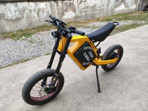 Vélo tout-terrain électrique CS20 12000W à suspension intégrale pour motard, moteur de moyeu arrière, batterie au lithium, vitesse unique, NEUF - Product Image 4