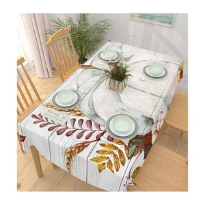 Authentic Summer Letterings Printed Custom Design for Decoration Home Dining Artistic Odm Servicable 100% Organic Cotton Napery - Product Image 2