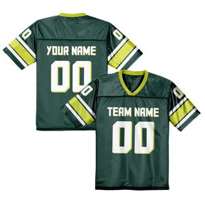 เสื้อฟุตบอลอเมริกันแบบกำหนดเองเสื้อถักสีชมพูขนาดใหญ่พิมพ์ลายเฉพาะตัวเสื้อชื่อทีมแฟนของขวัญผู้ชายผู้หญิงเยาวชน - Product Image 1