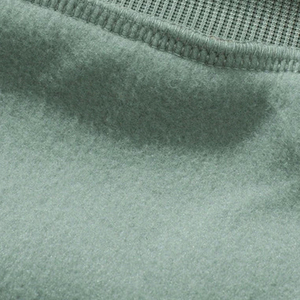 Sweat-shirt à capuche en polaire solide avec logo sur le devant pour homme, coupe classique, manches longues, service OEM pour l'automne et l'hiver - Product Image 5