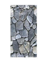 Carreaux de céramique externes 3d 300x600mm mat émaillé rustique antique villa briques décoration murale extérieure carreaux de porcelaine