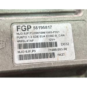 Kit Unità di Controllo Motore (ECU) per FIAT Punto Sedan 3P 3a Serie 55195817 188a9000 Diesel 1300 (03>) - Product Image 3