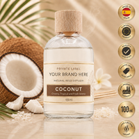 Difusor de Aroma de Coco de Marca Privada 100ml OEM |   Ambientador Mikado para el Hogar |   España UE