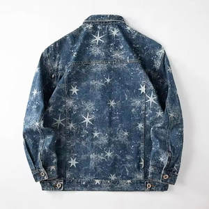 Chaqueta Vaquera con Pedrería de Alta Calidad, Prenda Exterior Elegante, Diseño Personalizado, Ropa Urbana de Moda, Chaqueta Vaquera con Pedrería - Product Image 5