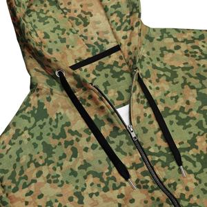 เสื้อฮู้ดซิปสไตล์เกาหลีลายพรางแบบฟрактал  แบบ unisex มีเชือกผูก  แนวสตรีทแวร์ลำลอง  รับสกรีนโลโก้  ชุดออกกำลังกาย  เสื้อสเวตเชิ้ตแบบสั่งทำ - Product Image 6