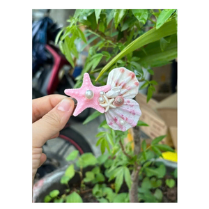 Seashell Hair <b>Clips</b> From Vietnam Crafted With Mixed Natural Shells, Elegant Pocket Hair <b>Clip</b> And Seashell Hair <b>Clips</b> For Outfits - Product Image 1