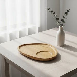 Plat de service en contreplaqué de qualité supérieure 3202983-23X17, nouveau design, pour le thé, les collations, l'affichage - Product Image 3