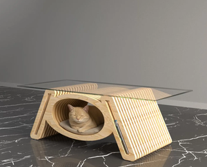 Mesa de centro lavable ligera extraíble moderna de lujo paramétrica única para decoración interior de oficina en casa y Hotel - Product Image 1