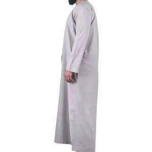 Nouveaux hommes Jubba Thobe arabe vêtements islamiques hiver musulman arabie saoudite arabe Abaya dubaï longues Robes traditionnelles - Product Image 3