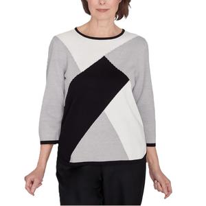 Suéteres de Punto para Mujer, Casuales, de Invierno, Manga Larga, 100% Acrílico, Transpirables, Cómodos y Elegantes, con Bloques de Color - Product Image 1