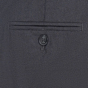 Personalizable de los hombres de cintura media de peso pesado Formal estilo vestido pantalón 100% algodón gris transpirable tela de lona de alta calidad OEM - Product Image 6