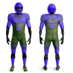 Ensemble d'uniformes de style à manches courtes pour hommes, hauts de football américain, maillot de football américain pour hommes, superbe qualité - Product Image 1