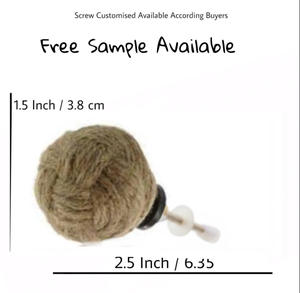 Artisanat Moderne Jute Corde Tissé Tiroir Boutons Tirettes Poignée pour Armoire Commode Chambre Cuisine Salle De Bains Placard Armoires - Product Image 3