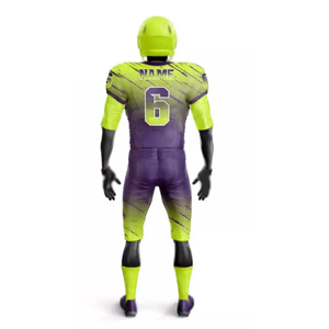 En precio razonable, la mejor calidad, uniforme estampado con cuello en V, camisetas de fútbol americano, camiseta de fútbol americano para hombre - Product Image 3