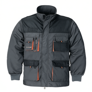 Chaqueta de Seguridad y Supervivencia para Hombre, Talla 48, Combinación de Colores Gris Oscuro/Negro/Naranja - Product Image 2