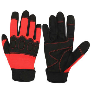 Nouvel article tendance Gants de travail mécaniques résistants aux chocs Gants de travail de sécurité de mécanicien résistants aux coupures en cuir de qualité supérieure - Product Image 1