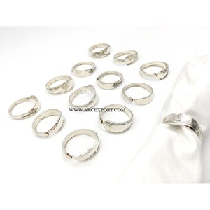 Mayorista Exportador de Accesorios Decorativos de Metal Redondeados para Mesa, Elegantes Anillos de Servilleta de Metal para Banquetes de Boda, Fiestas de Cumpleaños - Product Image 6