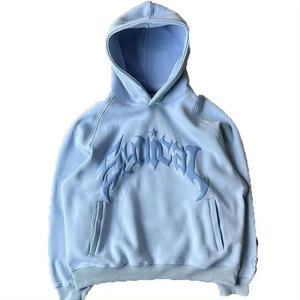 เสื้อมีฮู้ดพิมพ์ลายพัฟโฟมโอเวอร์ไซซ์ใช้ได้ทั้งชายและหญิงเสื้อมีฮู้ดพิมพ์ลายพัฟ3D ปรับแต่งได้ - Product Image 3