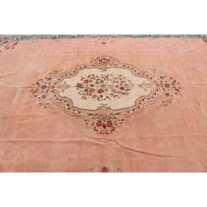 Tapis turc surdimensionné 7,9x11,8 pieds, tapis en laine à carreaux vintage rouge et bleu - Product Image 5