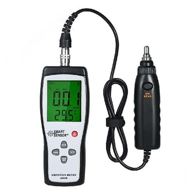 Smart Sensor AS63B Detached Probe Type Vibration Meter
