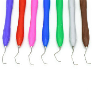 MEILLEURES VENTES - Ensemble d'instruments dentaires manuels de qualité supérieure, 7 pièces avec plateau cassette, en acier inoxydable japonais, certifié CE - Product Image 5