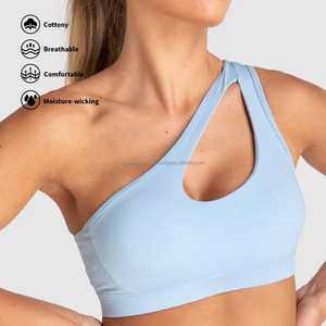 Vente chaude Femmes Fitness Yoga Bras Vêtements D'entraînement Une Épaule Crop Sport Soutien-Gorge En Gros et Personnalisé - Product Image 2
