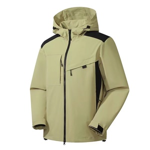 Ensemble coupe-vent et short 100% coton en nylon réfléchissant personnalisable pour hommes Survêtement deux pièces à fermeture éclair pour l'hiver Nouveau style - Product Image 5