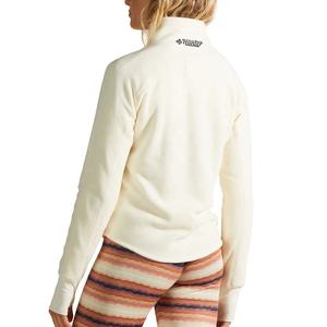 Sudadera de Color sólido para mujer 1/4, jersey de media cremallera, ropa de calle informal, Sudadera de punto transpirable ecológica para mujer - Product Image 2