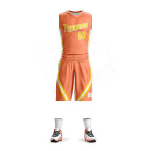 Youth Basketball Uniform Sets <b>Shirts</b> and Shorts Team Name Customized Sublimation Basketball Uniform Bsci, <b>Polyester</b>, Sportswear - Product Image 1