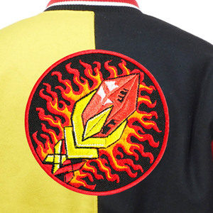 Blouson universitaire en cuir de vachette personnalisé pour hommes hiver Street Style Letterman Baseball vestes laine coupe-vent tricoté - Product Image 5