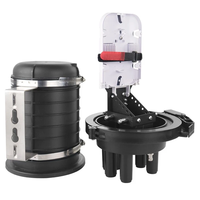 Boîtier de raccordement vertical extérieur pour fibre optique, boîte de fusion 24 cœurs, enceinte réseau FTTH, compatible OEM Wiegand