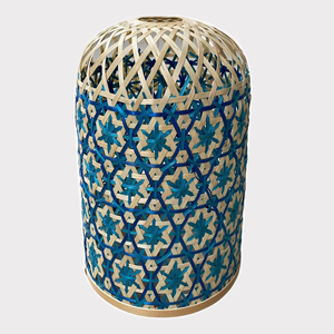 Pantalla tejida de bambú hecha a mano ecológica de alta calidad, estilo de diseño chino, tableros de madera, pantalla colgante para decoración del hogar - Product Image 1