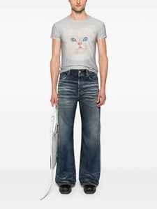 กางเกงยีนส์เดนิมสำหรับผู้ชายกางเกงผ้าฝ้าย100% พร้อมผ้านุ่มปานกลางสไตล์ทรงตรงพอดีสำหรับสตรีทและชุดทำงานตามสั่ง - Product Image 5