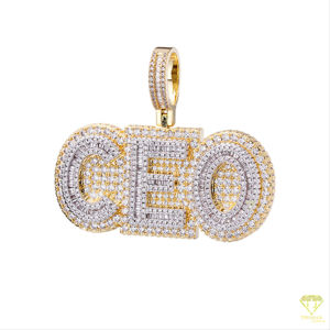 CEO Moissanite colgante Bling letra y Joyería de diamantes estilo Hip Hop para regalo joyería de Hip Hop - Product Image 3