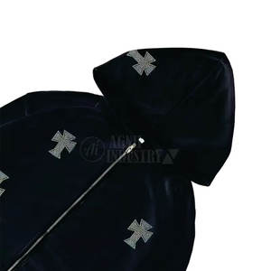 Survêtements en strass sur mesure de grande taille pour hommes, pour une utilisation en extérieur, dernier style, survêtement en strass pour hommes en service OEM - Product Image 4