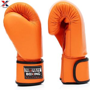 ถุงมือชกมวยหนังแบบมืออาชีพประสิทธิภาพสูงปรับได้มีห่วงคล้องปิดให้ความชุ่มชื้นสำหรับรองรับข้อมือกลางแจ้ง - Product Image 2