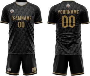 Uniforme de football pour jeunes de haute qualité motif à pois 3D short en jersey évacuant l'humidité taille 2-12Y col rond respirant pour les garçons - Product Image 3