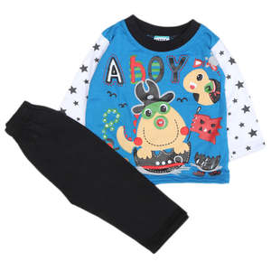 Traje de 2 Piezas de Manga Larga para Niños - Azul - Product Image 3
