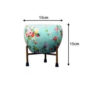 Décoration de jardin galvanisée haut de gamme Pot de fleur et jardinières à finition moderne longue durée pour espaces extérieurs et jardin - Product Image 1