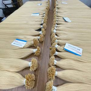 ยอดนิยม!! ขายส่งผมดิบเวียดนาม 100% เคราติน U Tip ต่อผมมนุษย์ 100% ผมมนุษย์ดิบ - Product Image 3