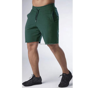 Pantalones cortos de gimnasio de estilo callejero para hombre, ropa deportiva informal con logotipo personalizado, envío directo, poliéster, a prueba de viento, secado rápido, patrón sólido - Product Image 5